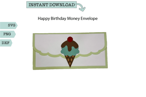 Birthday Money Gift Envelope SVG 3D SVG Gift Boxes