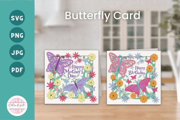 Butterfly 3D SVG for Mother S Day Cards