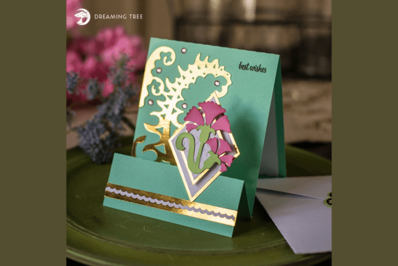 Carnation Card SVG: 3D Greeting Cards for Handmade Brands