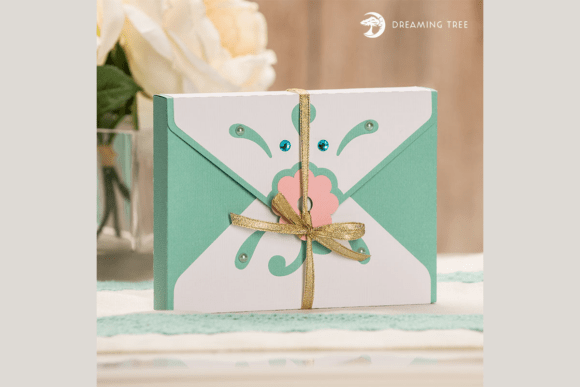 Greeting Box Envelope SVG 3D Objects