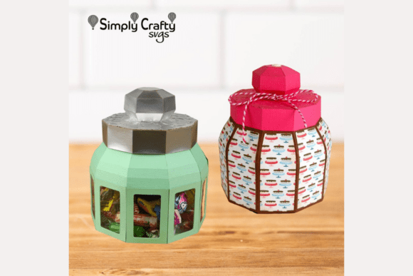Round Canister SVG: 3D SVG for Objects