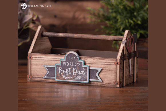 Wooden Tool Box SVG: 3D SVG for Objects